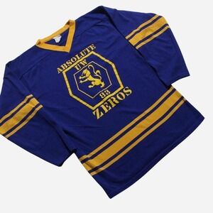 Mens Vintage 80s 1983 Local Sports Team Absolute Zeroes Griffin Hockey Jersey